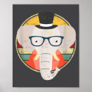 Suche nach retro elefant poster Wildtiere