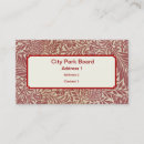 Suche nach william morris visitenkarten Vintag