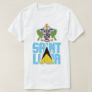 Suche nach st lucia flagge tshirts Für alle