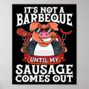 Suche nach grillen spaß poster Vintag