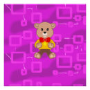 Suche nach rosa teddybär poster Süß