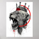 Suche nach schwarzer löwe poster Löwenposter