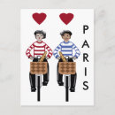 Suche nach liebe paris postkarten Frau