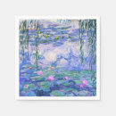 Suche nach monet papierservietten Wasserliliken