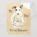 Suche nach bull terrier postkarten Welpe