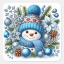 Suche nach schneemänner aufkleber Blau