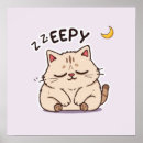 Suche nach schläfrige katze poster Niedlich