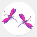 Suche nach blaue libelle aufkleber Lila