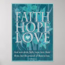 Suche nach glaube hoffnung liebe poster Schrift
