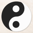 Suche nach yin yang symbol untersetzer Schwarz