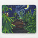 Suche nach eule im baum mousepads Wald