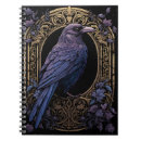 Suche nach vintage krähe kleine notizbücher Schwarz