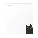 Suche nach niedliche schwarze katze notizblock Modern