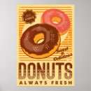 Suche nach donuts poster Vintag