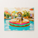 Suche nach beagles puzzle Illustration