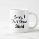 Suche nach stupid tassen Typografie