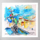 Suche nach portugal reise poster Aquarell