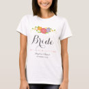 Suche nach romantische blumen tshirts Braut