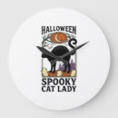 Suche nach halloween katze wanduhren Gruselige designs