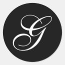 Suche nach g monogram aufkleber Elegant