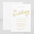 Suche nach gold and white wedding einladungen Typografie
