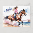 Suche nach horseback postkarten Cowgirl