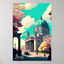 Suche nach berlin reise poster Vintag