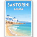 Suche nach santorini aufkleber Urlaub