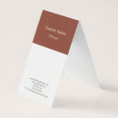 Suche nach braun und weiß visitenkarten Für sie