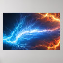 Suche nach feuer und eis poster Rot
