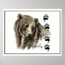 Suche nach grizzly poster Malerei