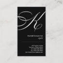 Suche nach buchstabe k visitenkarten Elegant
