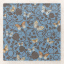 Suche nach blauer hintergrund untersetzer Mit blumen