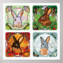 Suche nach vier poster Hasen