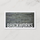 Suche nach ziegelsteinmaurer visitenkarten Maurerarbeit