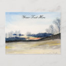 Suche nach stürmischer himmel postkarten Aquarell