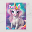 Suche nach kawaii einhorn postkarten Bunt