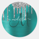 Suche nach aquamarines silber aufkleber Monogramm