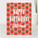 Suche nach erdbeermuster postkarten Fruchtig