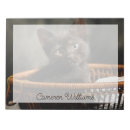 Suche nach niedliche schwarze katze notizblock Tier