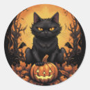 Suche nach schwarze katze halloween aufkleber Spukhaft