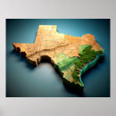 Suche nach texas map poster Usa