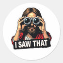 Suche nach jesus lustig aufkleber Zitat