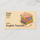 Suche nach englischlehrer visitenkarten Lehrerin