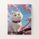 Suche nach weiße katze puzzle Für kinder