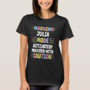 Suche nach julia name tshirts Personalisiert