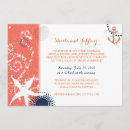 Suche nach marineblau und koralle einladungen Braut