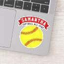 Suche nach softball aufkleber Sportler
