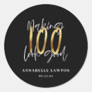 Suche nach 100 geburtstag aufkleber Elegant