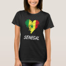 Suche nach senegal flagge tshirts Westen